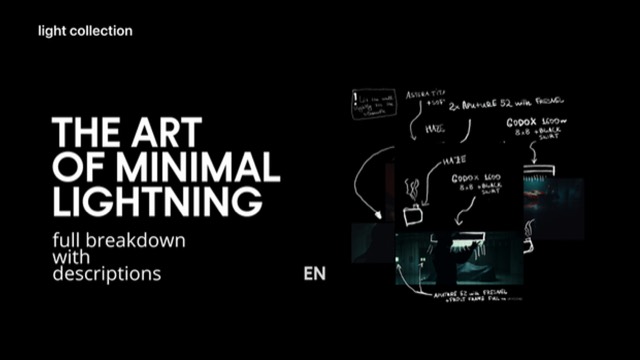 The Art of Minimal Lighting